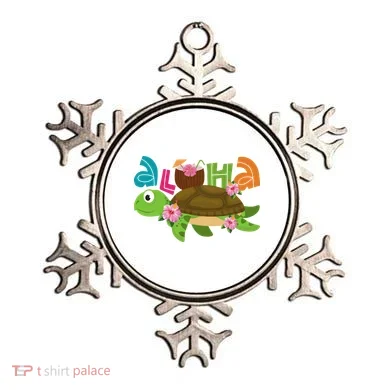 Aloha Tropical Turtle Vacation Ornament
