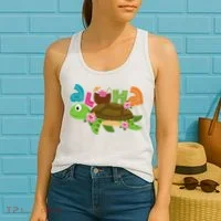 Aloha Tropical Turtle Vacation Women's Tank Top thumb 2