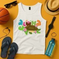 Aloha Tropical Turtle Vacation Tank Top thumb 4