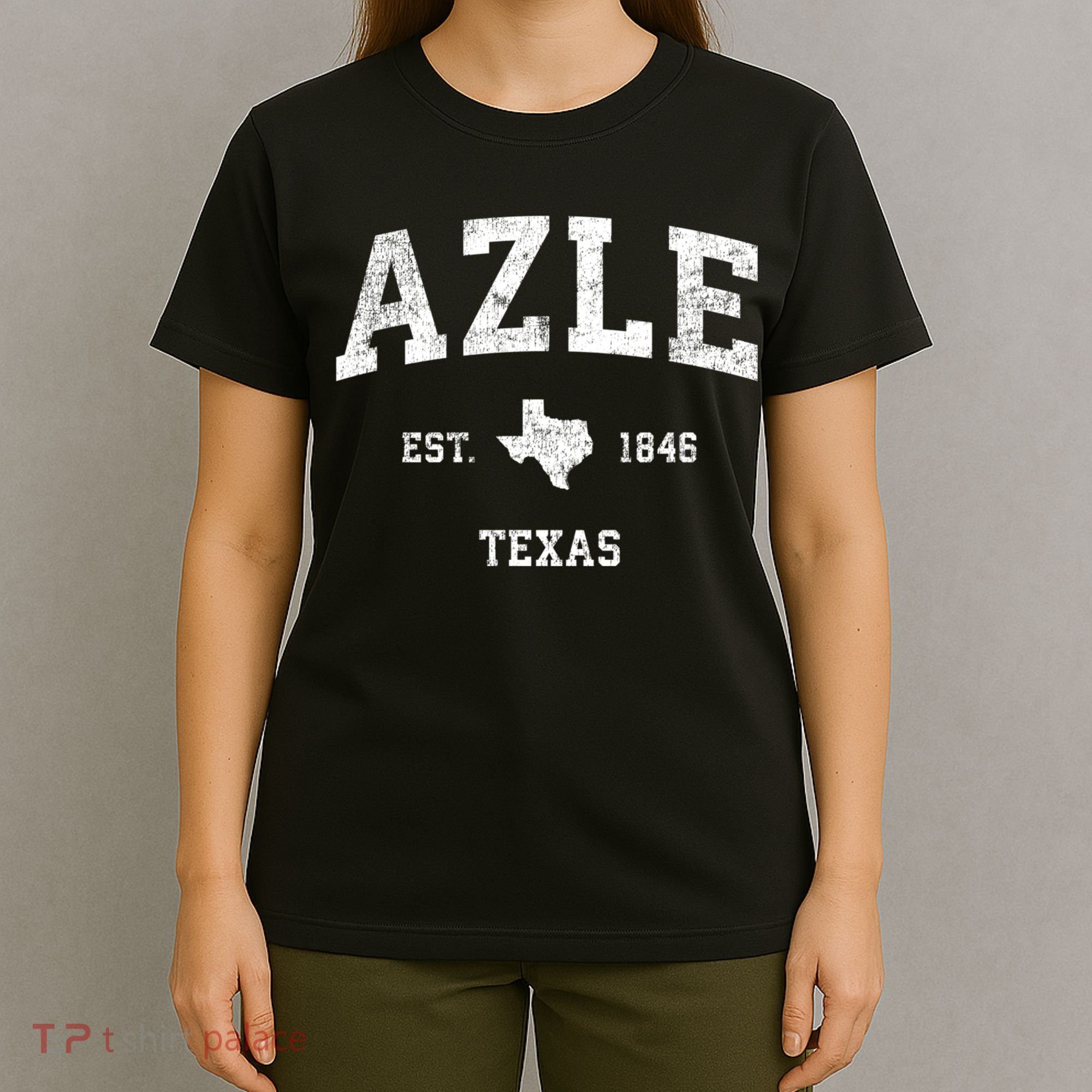 Azle Texas Tx Vintage Athletic Sports T-Shirt