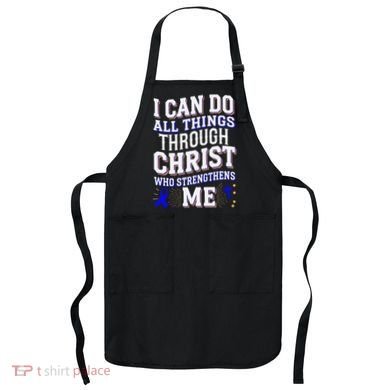All Things Through Christ Juvenile Arthritis Awareness Apron