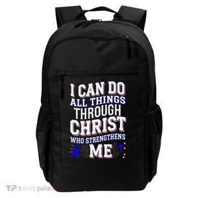 All Things Through Christ Juvenile Arthritis Awareness Backpack