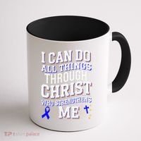 All Things Through Christ Juvenile Arthritis Awareness Coffee Mug thumb 1