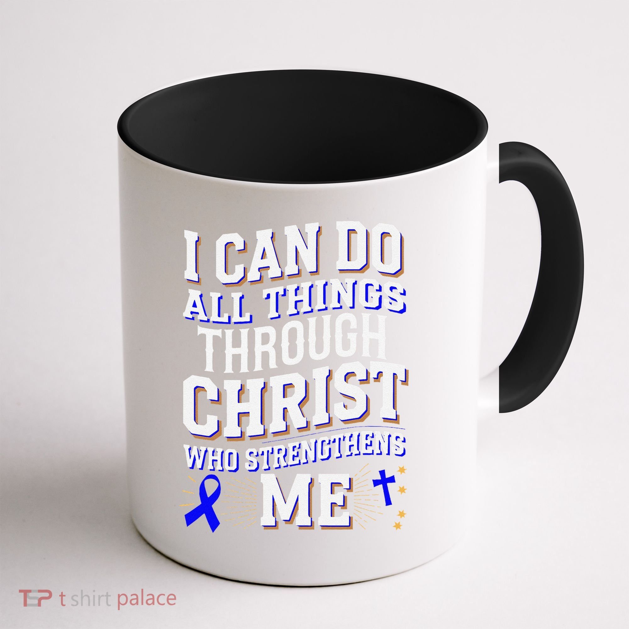 All Things Through Christ Juvenile Arthritis Awareness Coffee Mug