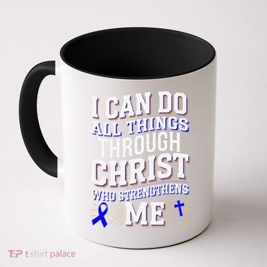 All Things Through Christ Juvenile Arthritis Awareness Coffee Mug
