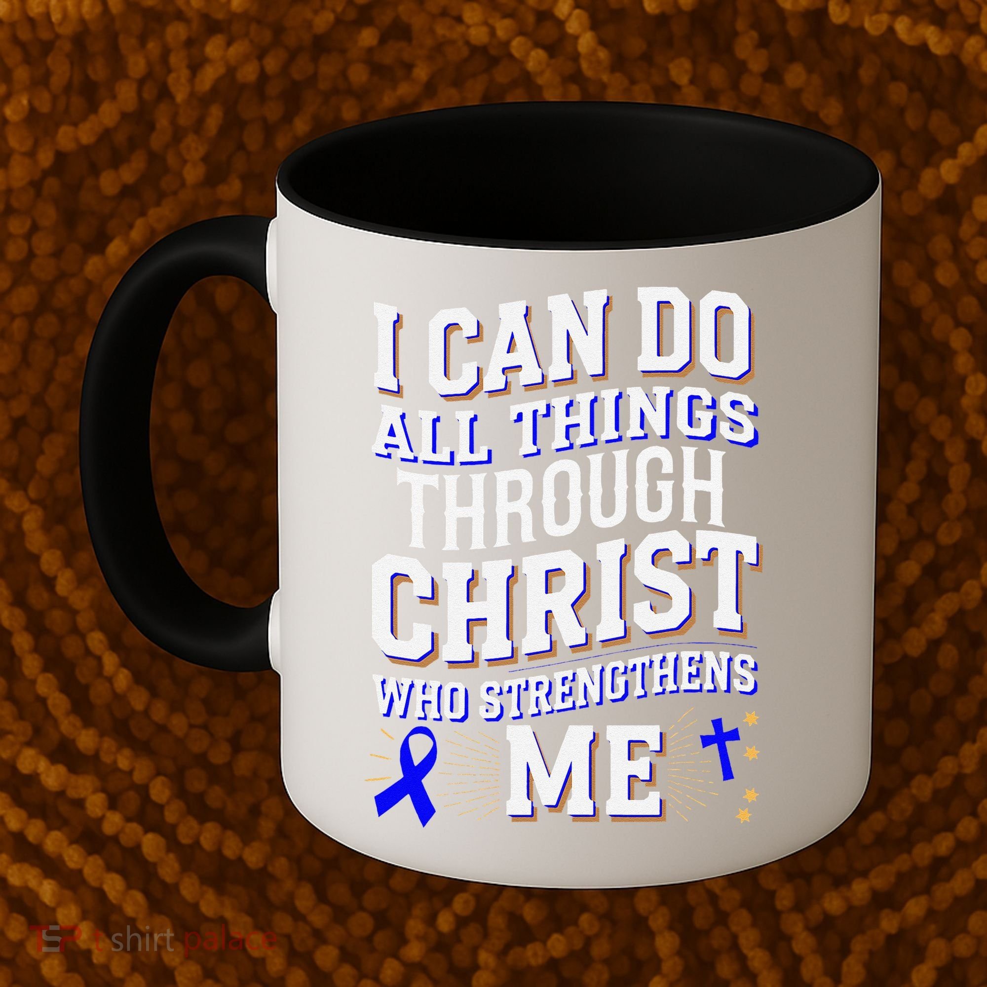 All Things Through Christ Juvenile Arthritis Awareness Coffee Mug