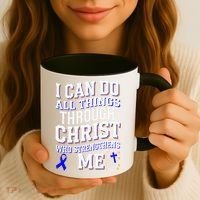 All Things Through Christ Juvenile Arthritis Awareness Coffee Mug thumb 3