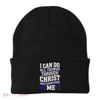 All Things Through Christ Juvenile Arthritis Awareness Beanie thumb 0
