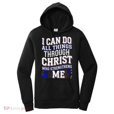 All Things Through Christ Juvenile Arthritis Awareness Women's Hoodie
