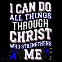 All Things Through Christ Juvenile Arthritis Awareness Women's Hoodie thumb 2