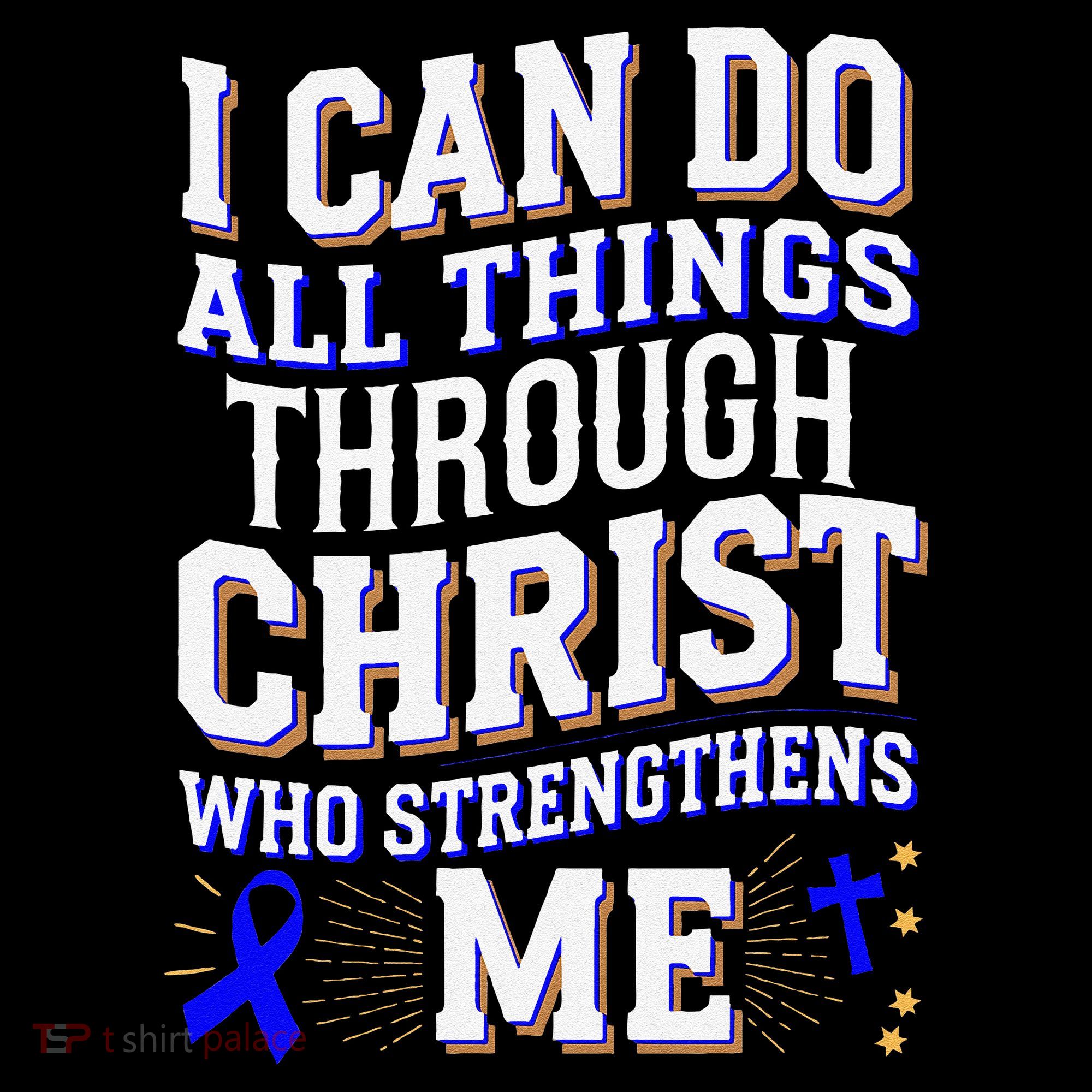 All Things Through Christ Juvenile Arthritis Awareness Women's Hoodie