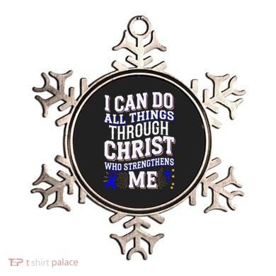 All Things Through Christ Juvenile Arthritis Awareness Ornament