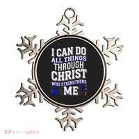 All Things Through Christ Juvenile Arthritis Awareness Ornament thumb 0