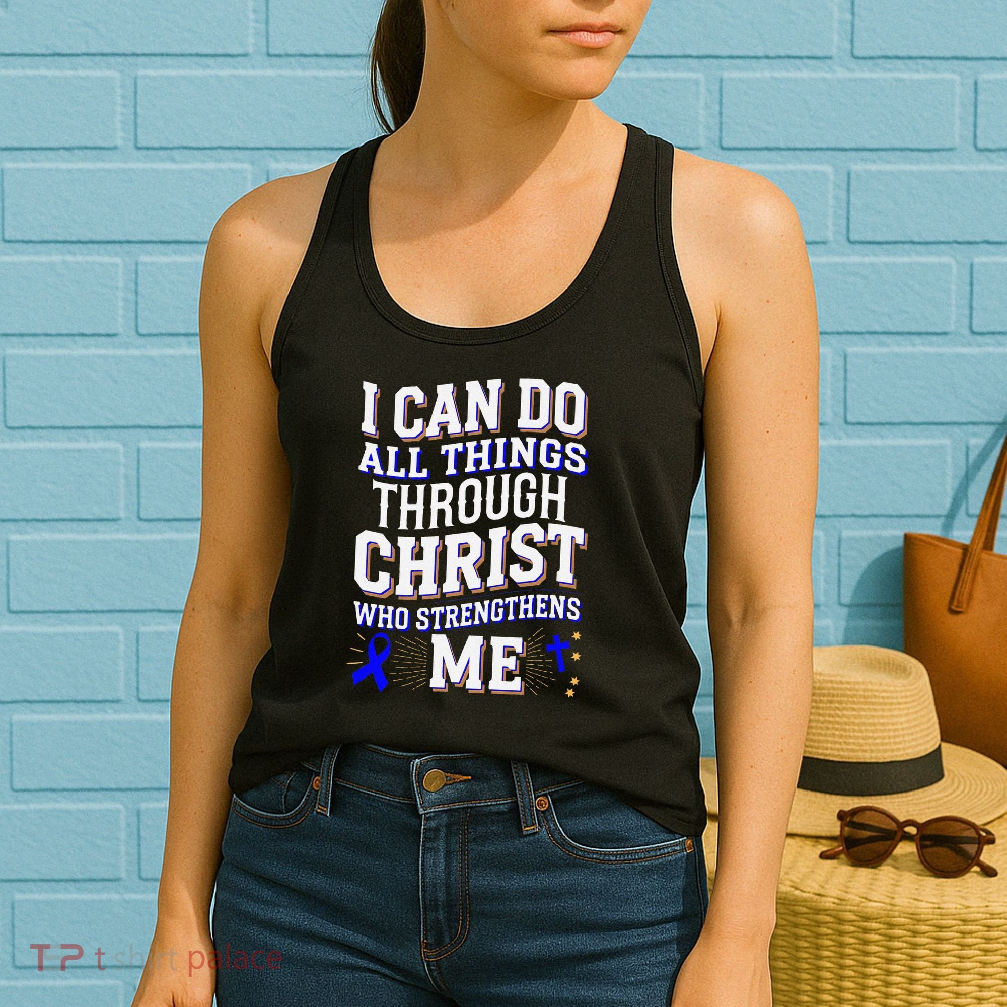 All Things Through Christ Juvenile Arthritis Awareness Women's Tank Top