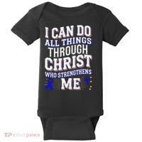 All Things Through Christ Juvenile Arthritis Awareness Baby Bodysuit thumb 0