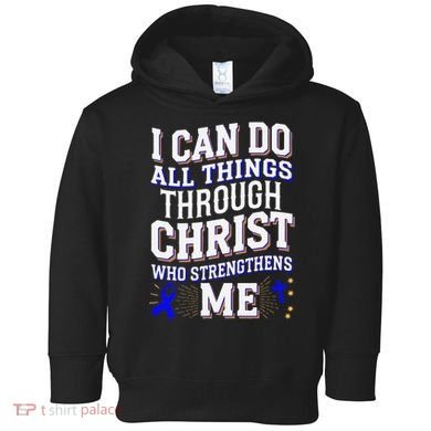 All Things Through Christ Juvenile Arthritis Awareness Toddler Hoodie