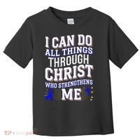 All Things Through Christ Juvenile Arthritis Awareness Toddler T-Shirt thumb 0