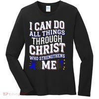 All Things Through Christ Juvenile Arthritis Awareness Women's Long Sleeve Shirt thumb 0