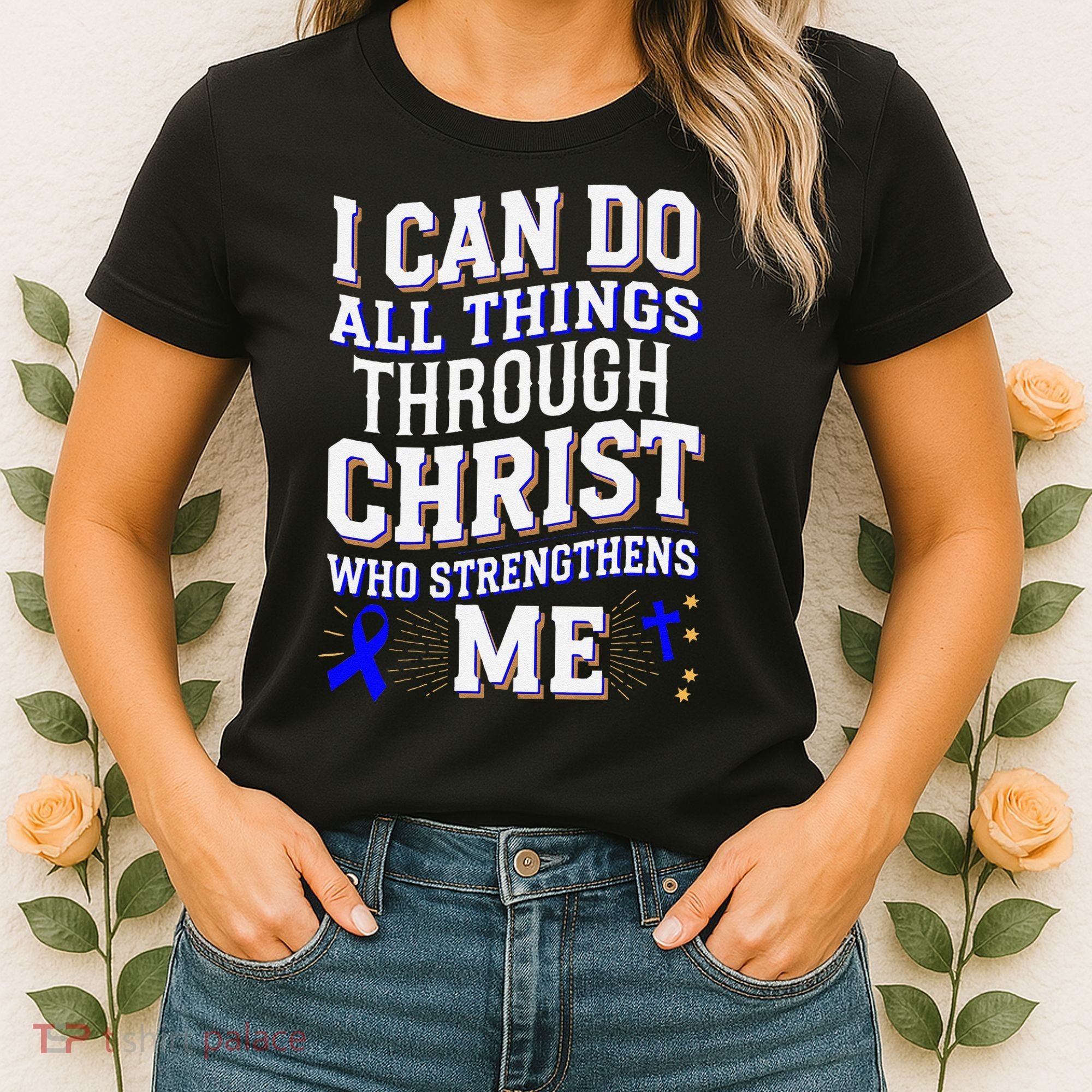 All Things Through Christ Juvenile Arthritis Awareness Women's T-Shirt