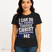 All Things Through Christ Juvenile Arthritis Awareness Women's T-Shirt thumb 4
