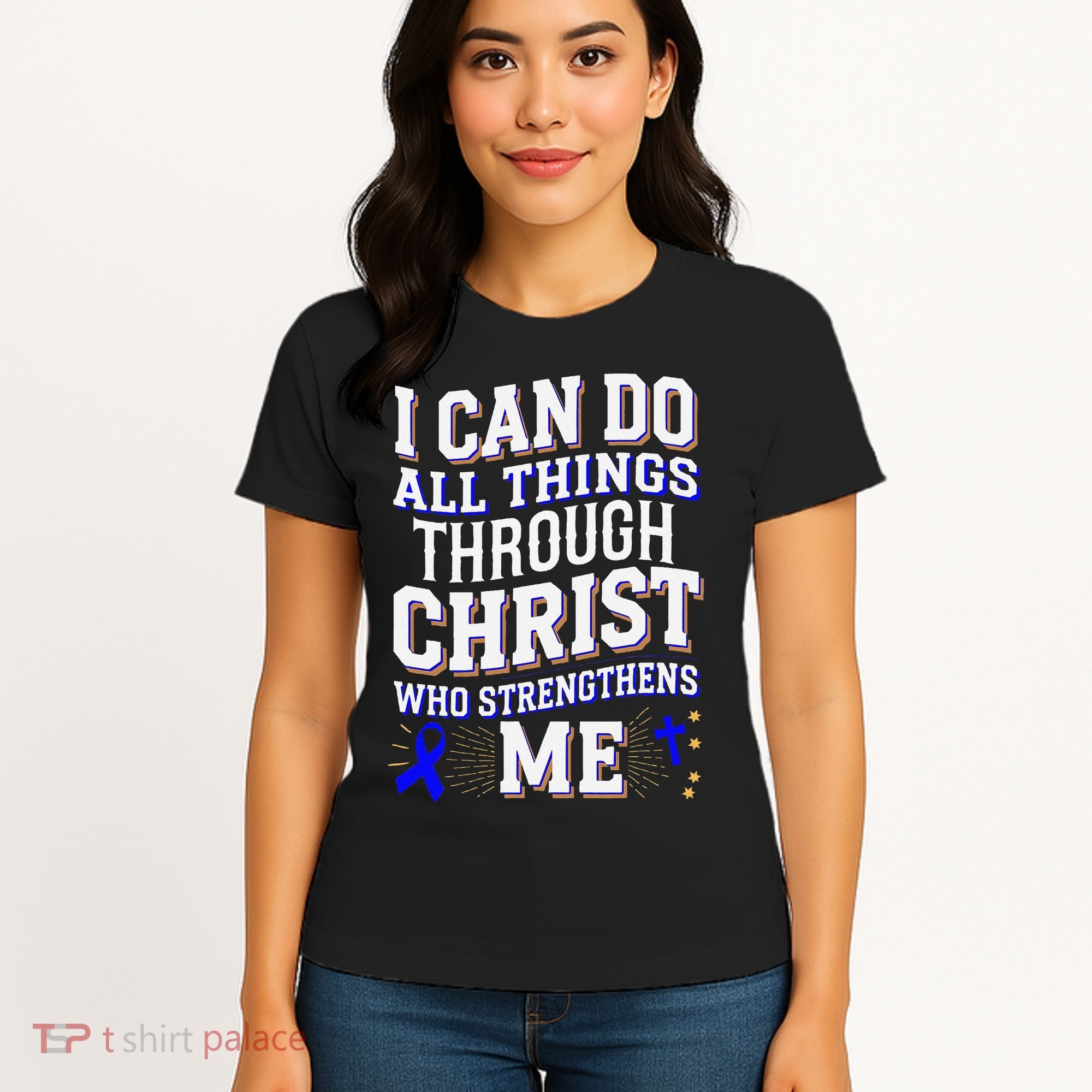 All Things Through Christ Juvenile Arthritis Awareness Women's T-Shirt