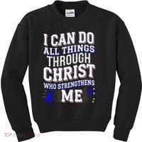 All Things Through Christ Juvenile Arthritis Awareness Kids Sweatshirt thumb 0