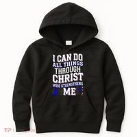 All Things Through Christ Juvenile Arthritis Awareness Kids Hoodie thumb 0