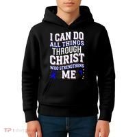 All Things Through Christ Juvenile Arthritis Awareness Kids Hoodie thumb 4