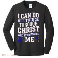 All Things Through Christ Juvenile Arthritis Awareness Kids Long Sleeve Shirt thumb 0