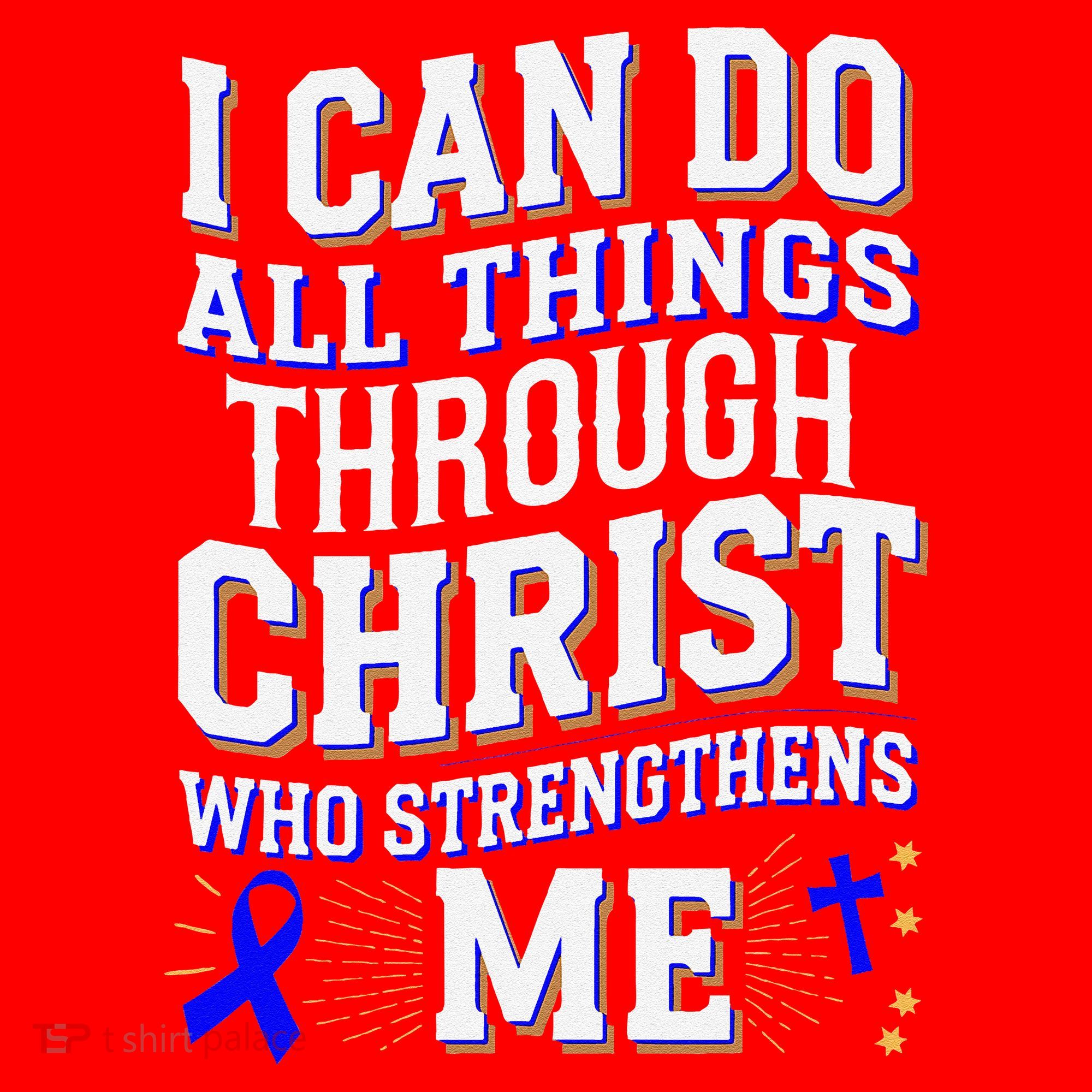 All Things Through Christ Juvenile Arthritis Awareness Santa Hat