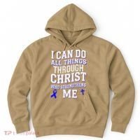 All Things Through Christ Juvenile Arthritis Awareness Hoodie thumb 0