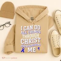 All Things Through Christ Juvenile Arthritis Awareness Hoodie thumb 4