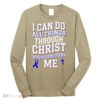 All Things Through Christ Juvenile Arthritis Awareness Long Sleeve Shirt thumb 0