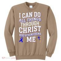 All Things Through Christ Juvenile Arthritis Awareness Sweatshirt thumb 0
