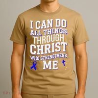 All Things Through Christ Juvenile Arthritis Awareness T-Shirt thumb 3