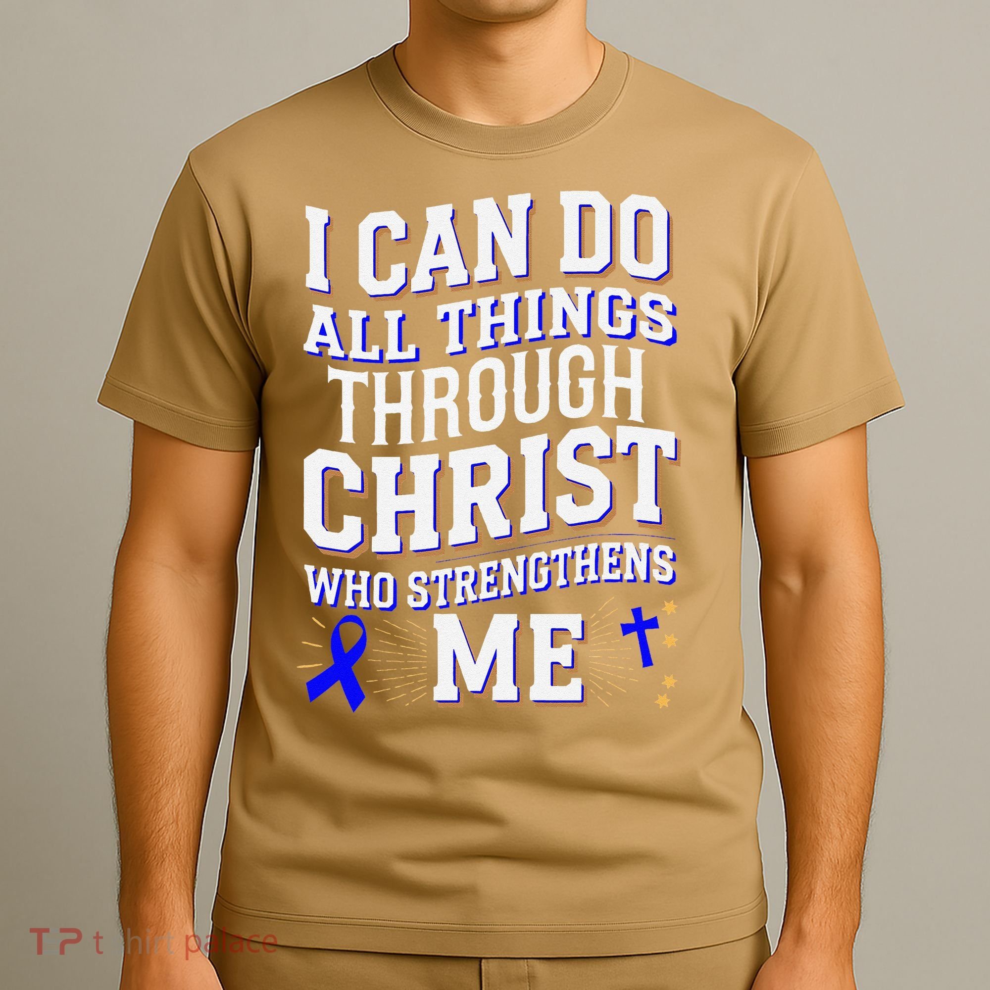 All Things Through Christ Juvenile Arthritis Awareness T-Shirt