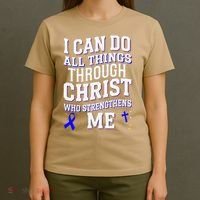 All Things Through Christ Juvenile Arthritis Awareness T-Shirt thumb 4