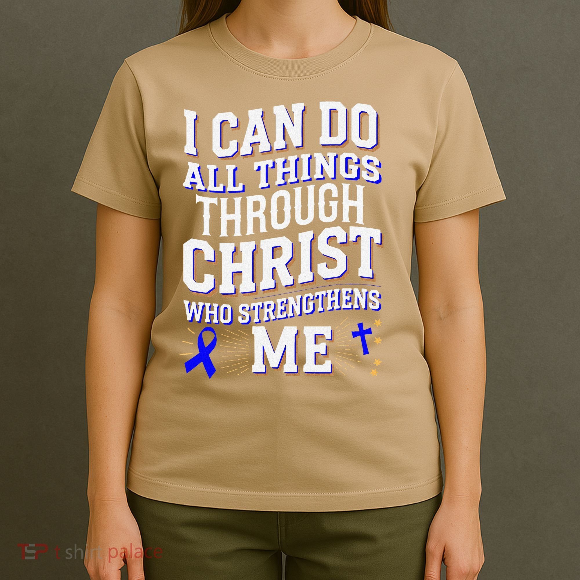 All Things Through Christ Juvenile Arthritis Awareness T-Shirt