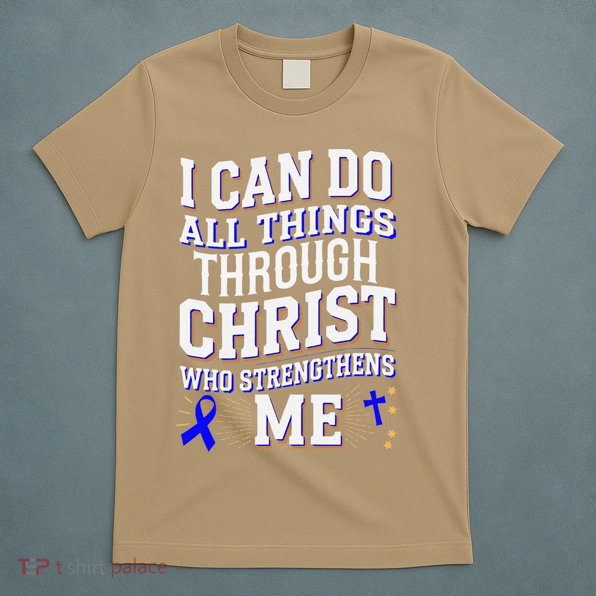 All Things Through Christ Juvenile Arthritis Awareness T-Shirt