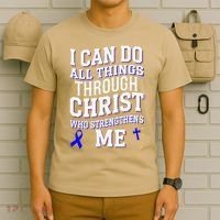 All Things Through Christ Juvenile Arthritis Awareness T-Shirt thumb 6