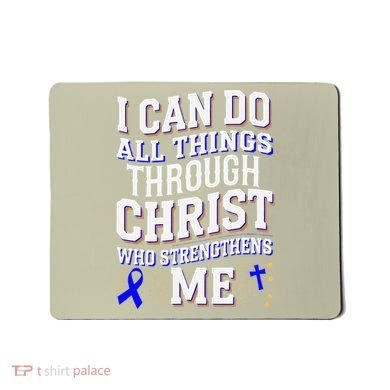 All Things Through Christ Juvenile Arthritis Awareness Mousepad