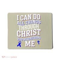 All Things Through Christ Juvenile Arthritis Awareness Mousepad thumb 0