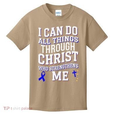 All Things Through Christ Juvenile Arthritis Awareness Kids T-Shirt