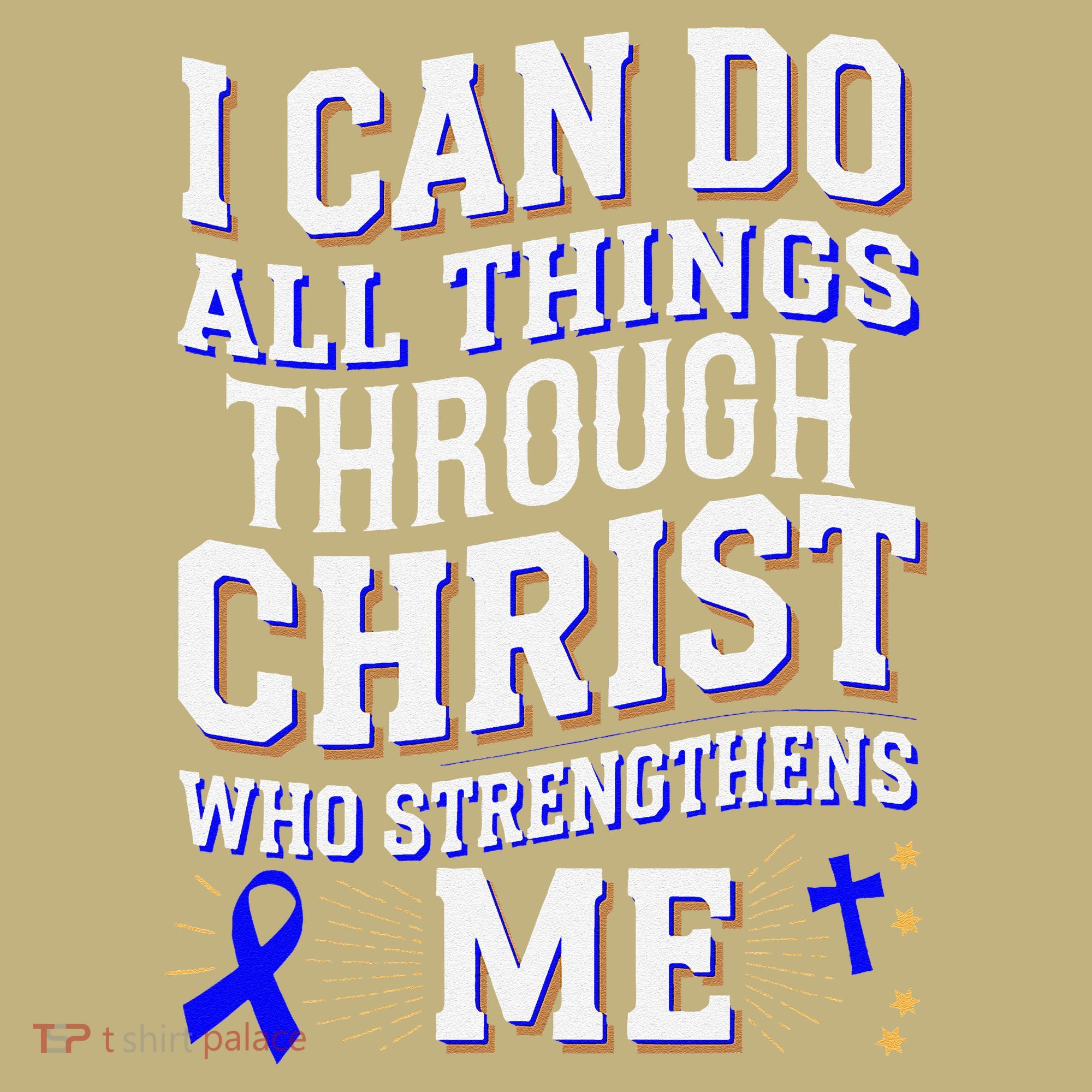 All Things Through Christ Juvenile Arthritis Awareness Kids T-Shirt