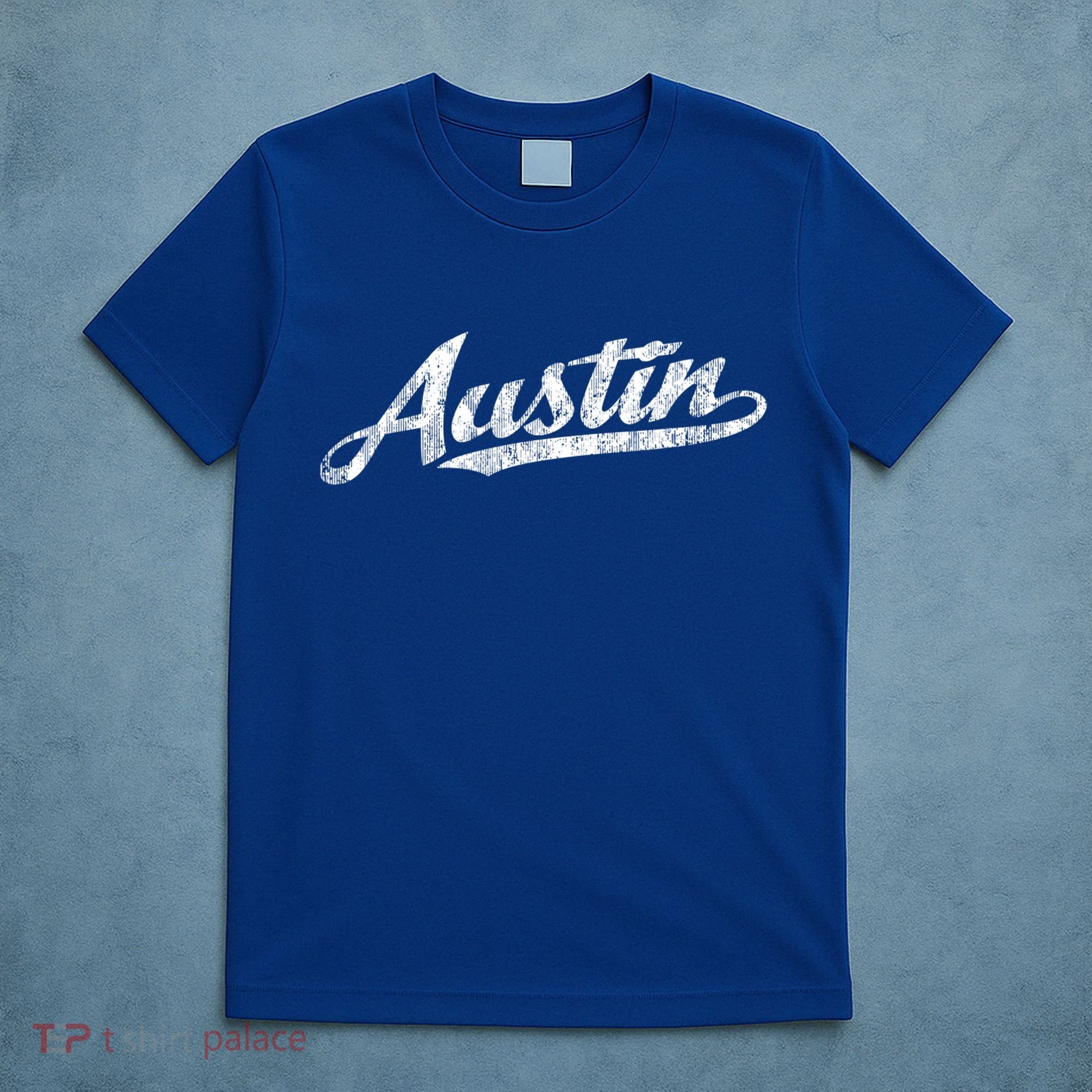 Austin Texas Tx Cute Gift Vintage Sports Script Retro Gift Tee T-Shirt