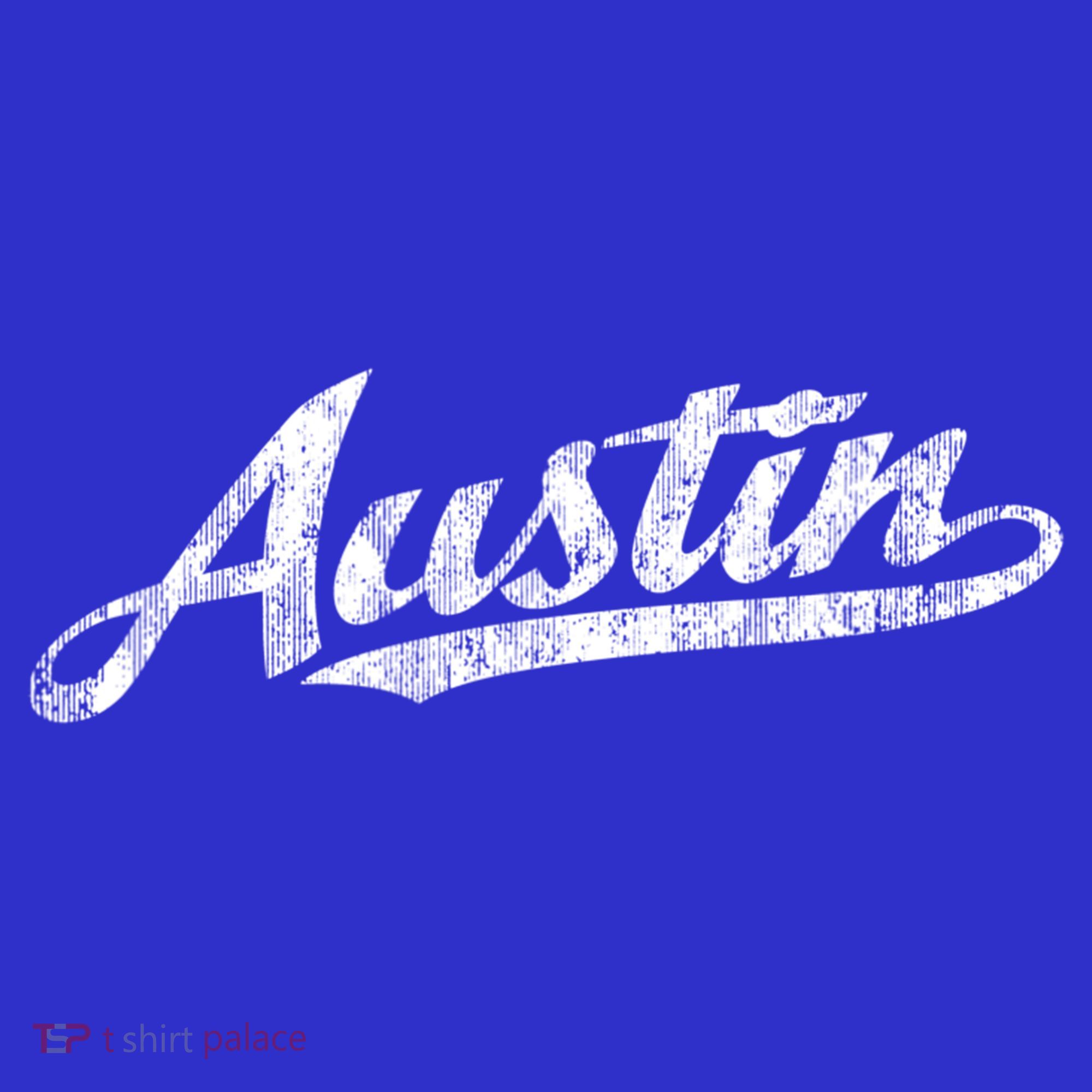 Austin Texas Tx Cute Gift Vintage Sports Script Retro Gift Tee T-Shirt