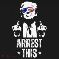 Arrest This Trump Fingers Pro Trump Ornament thumb 1