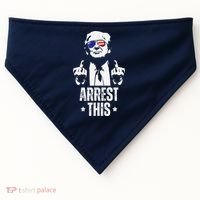 Arrest This Trump Fingers Pro Trump USA-Made Doggie Bandana thumb 0