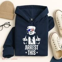 Arrest This Trump Fingers Pro Trump Hoodie thumb 4