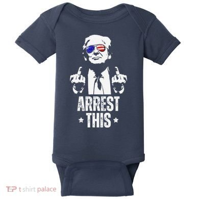 Arrest This Trump Fingers Pro Trump Baby Bodysuit